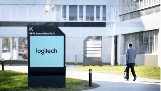 Visit of Logitech on the EPFL site